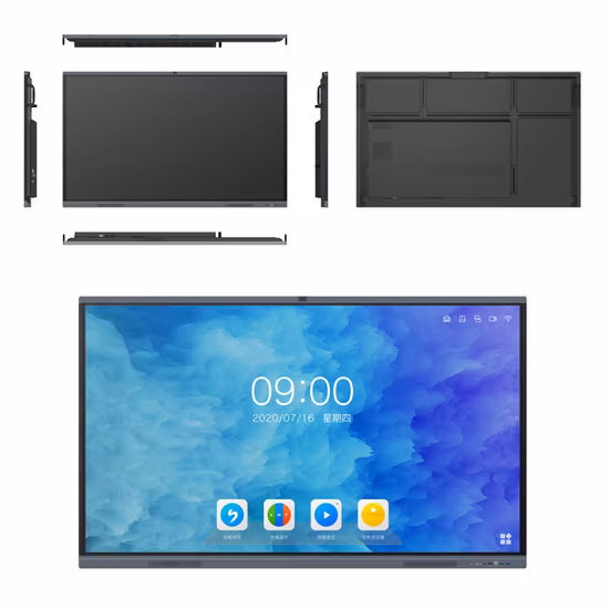 Interactive Panel Interactive Touch Panel Interactive Whiteboard Windows 65 75 86 98 100 Inch Smart Board Touch Screen LCD Display Interactive Flat Panel