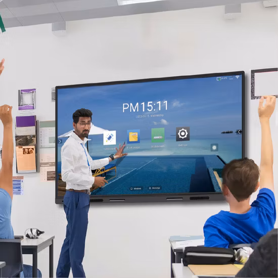 Interactive Panel Interactive Touch Panel Interactive Whiteboard Windows 65 75 86 98 100 Inch Smart Board Touch Screen LCD Display Interactive Flat Panel