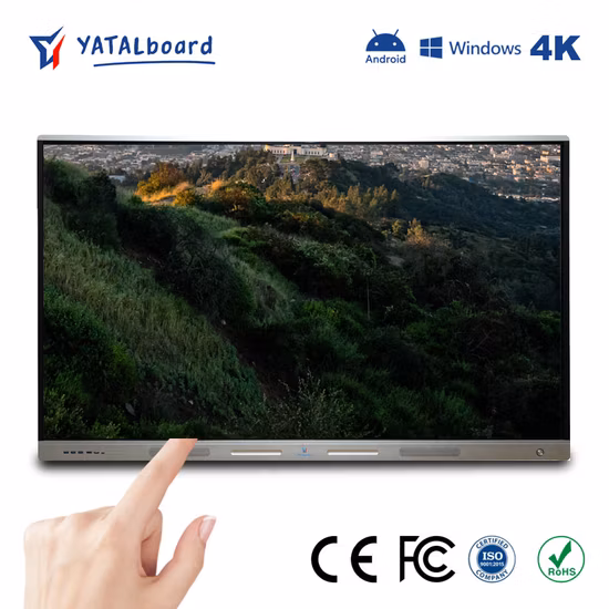 Interactive Panel Interactive Touch Panel Interactive Whiteboard Windows 65 75 86 98 100 Inch Smart Board Touch Screen LCD Display Interactive Flat Panel